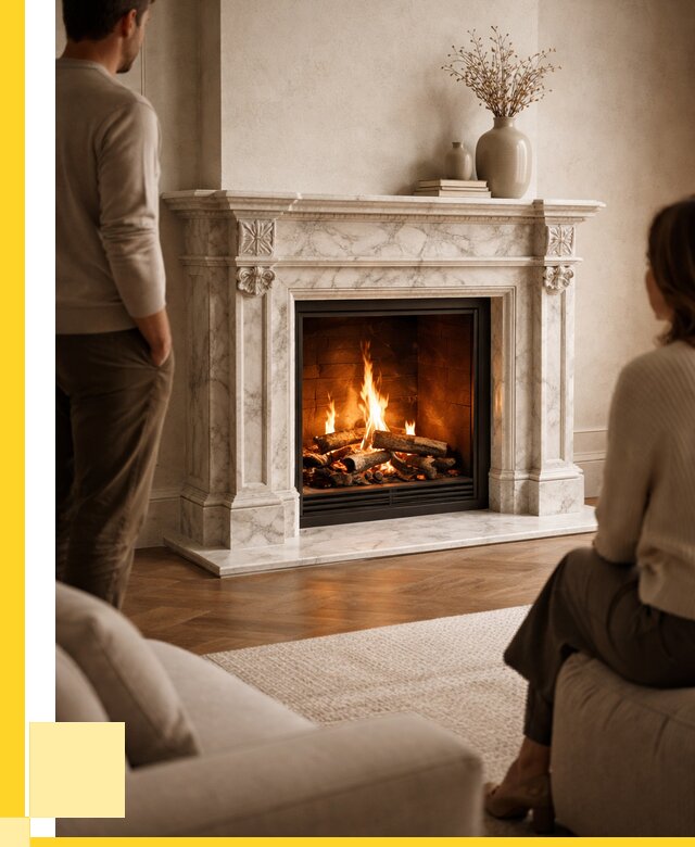 Мраморные камины под ключ в Лысьве от 256425 р. | ЭриданЛсь