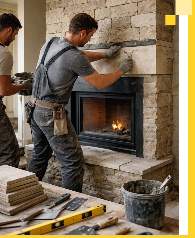 Проектирование и установка открытых каминов в Лысьве