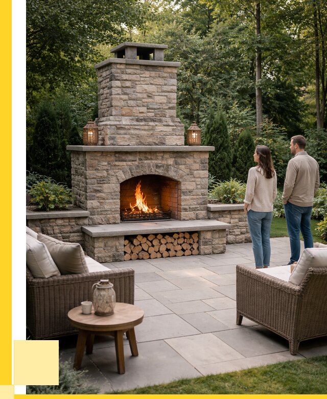 Уличные камины из кирпича в Лысьве от 153855 р. | ЭриданЛсь