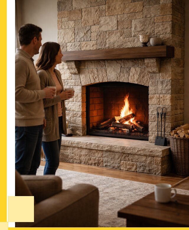 Каменные камины на заказ в Лысьве от 184626 р. | ЭриданЛсь