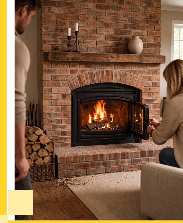 Кирпичные камины под ключ в Лысьве от 153855 р. | ЭриданЛсь