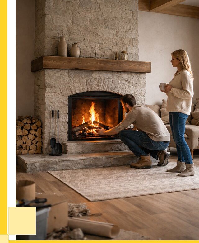 Камины для загородного дома в Лысьве от 358995 р., ЭриданЛсь