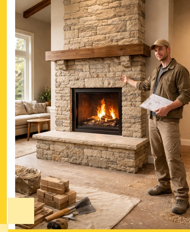 Камины под ключ в Лысьве от 184626 р. | ЭриданЛсь — установка