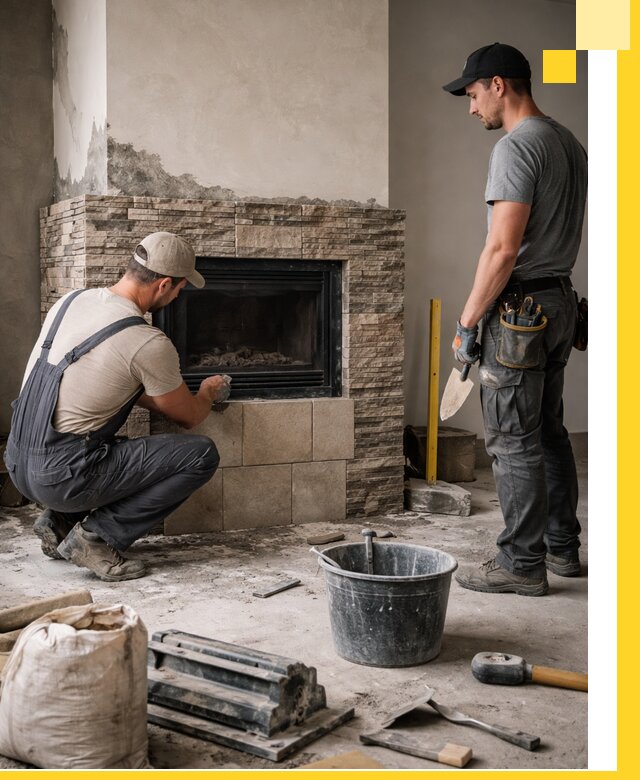 Камины под ключ в Лысьве: проект, изготовление и монтаж