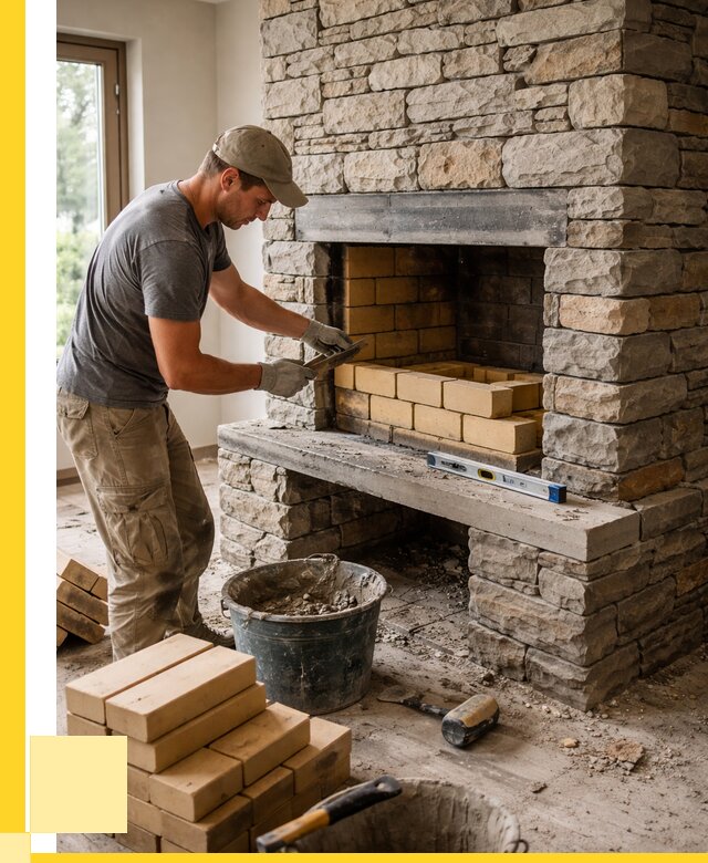 Кладка каминов и камина в Лысьве от 25643 р. ЭриданЛсь