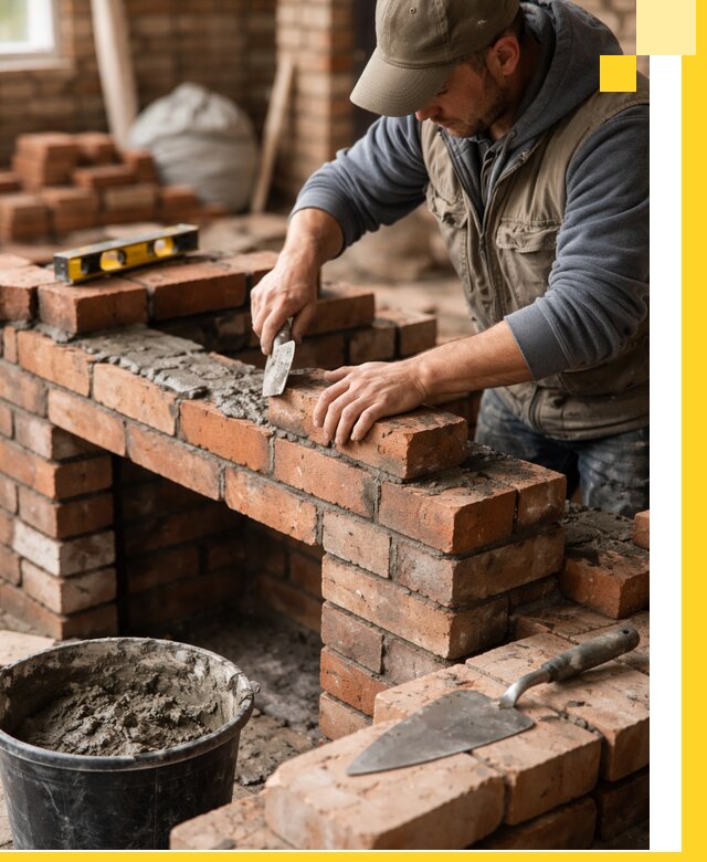 Кладка каминов под ключ в Лысьве профессиональная отделка и монтаж