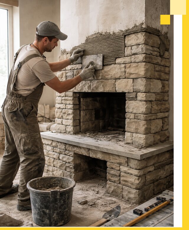 Строительство каминов под ключ в Лысьве от проектирования до монтажа