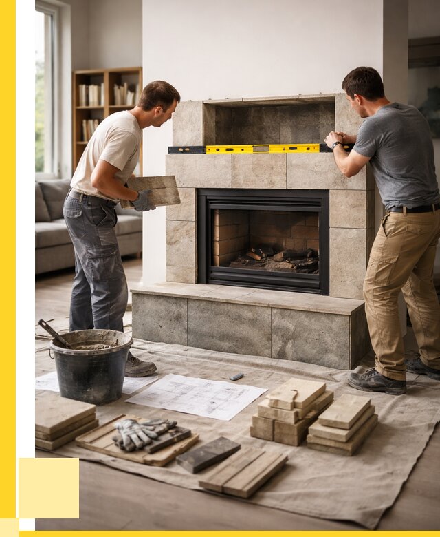 Монтаж каминов и установка в Лысьве от 46157 р. | ЭриданЛсь