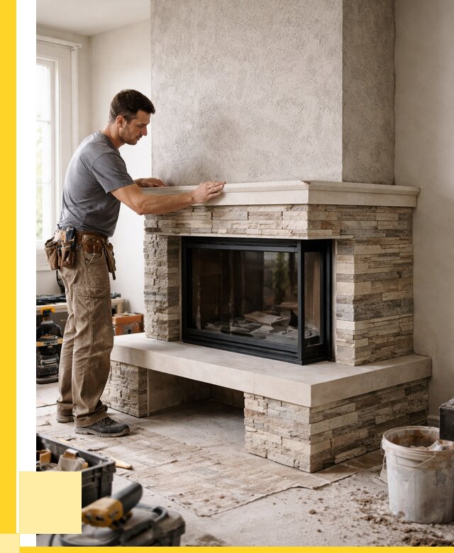 Изготовление каминов под ключ в Лысьве от 153855 р. | ЭриданЛсь