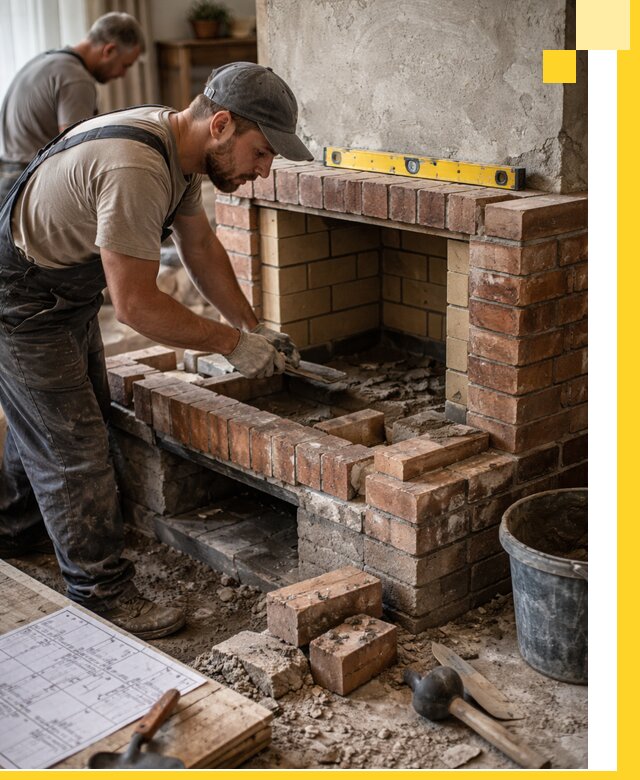 Изготовление и установка каминопечей под ключ в Лысьве