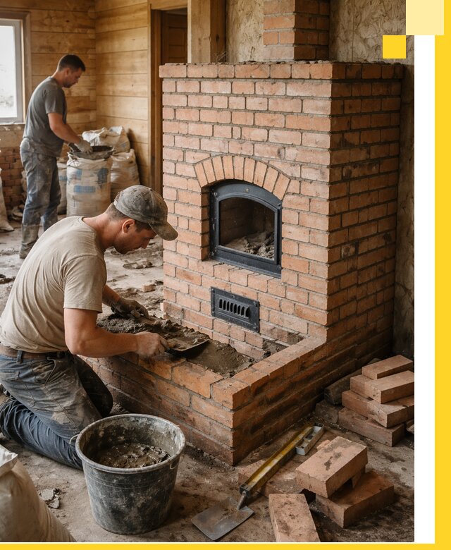 Профессиональное строительство печей в Лысьве под ключ