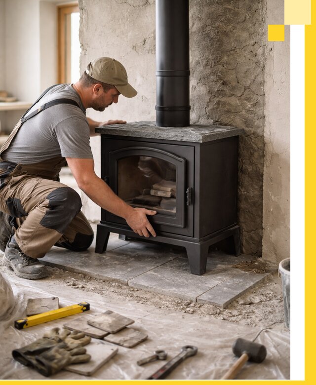 Профессиональный монтаж печей и каминов в Лысьве под ключ