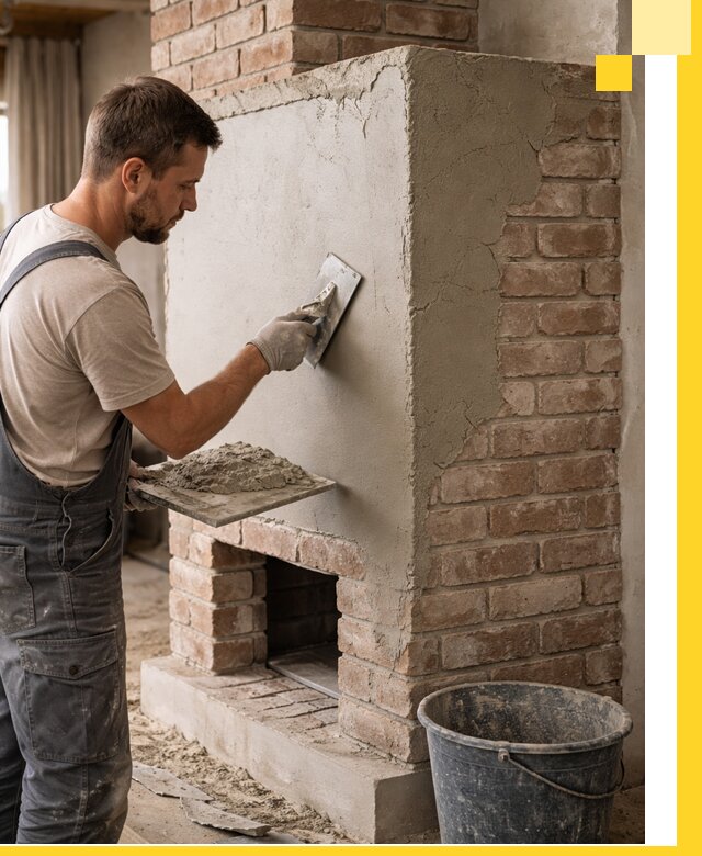 Отделка печей и облицовка каминов в Лысьве под ключ