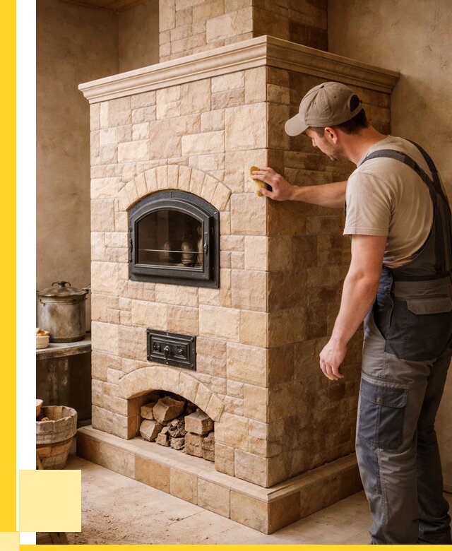 Облицовка печей в Лысьве от 4616 р. под ключ | ЭриданЛсь