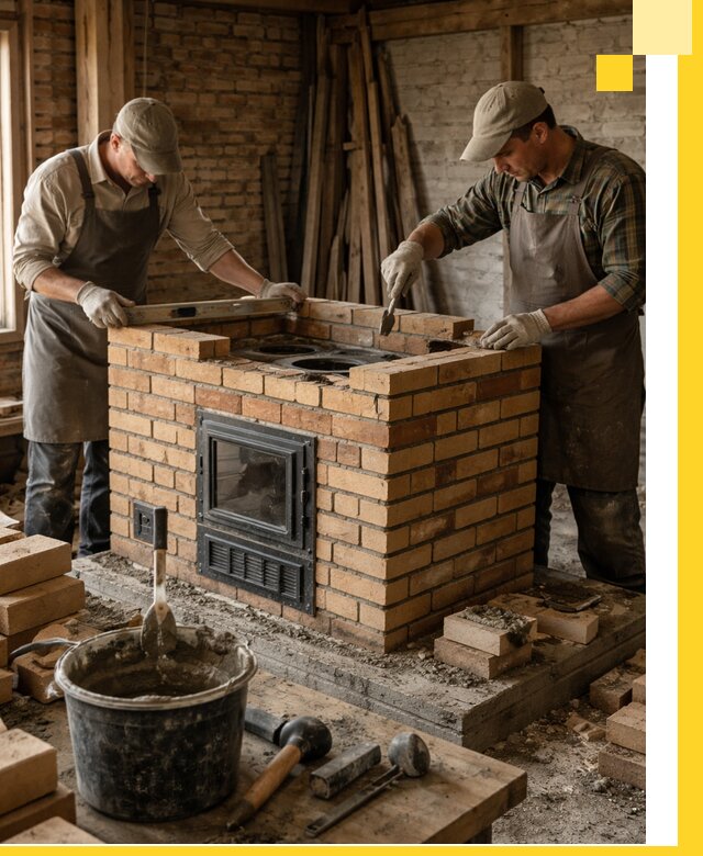 Изготовление и установка варочных печей под ключ в Лысьве