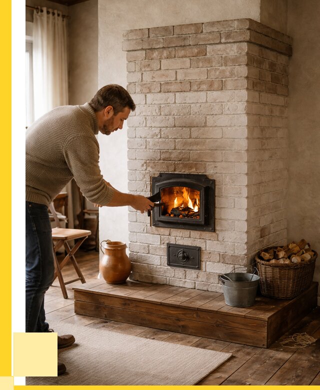 Печь голландка из кирпича в Лысьве от 87185 р. | ЭриданЛсь