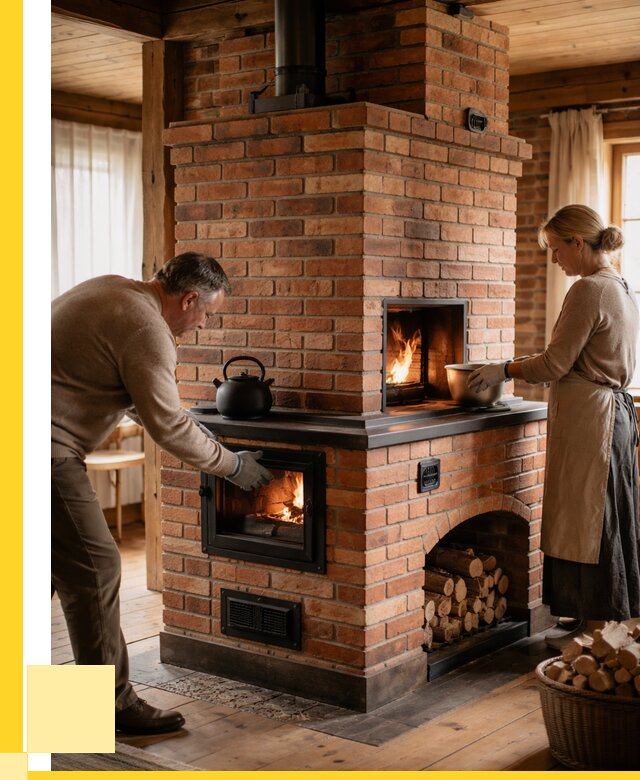 Печи для загородного дома под ключ в Лысьве от 82056 р. | ЭриданЛсь