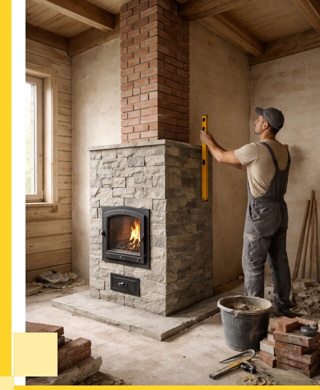 Печи и дымоходы под ключ в Лысьве от 46157 р., ЭриданЛсь