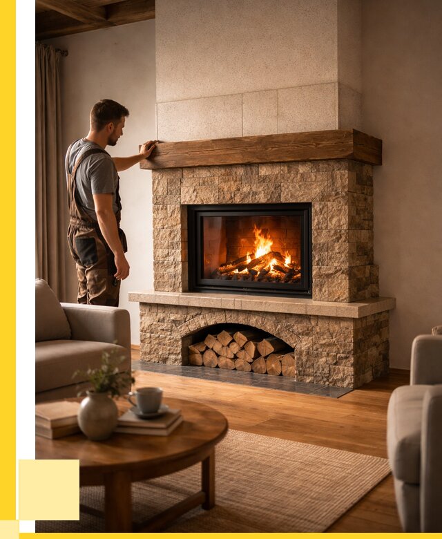 Печи камины для дома под ключ в Лысьве от 56414 р. | ЭриданЛсь