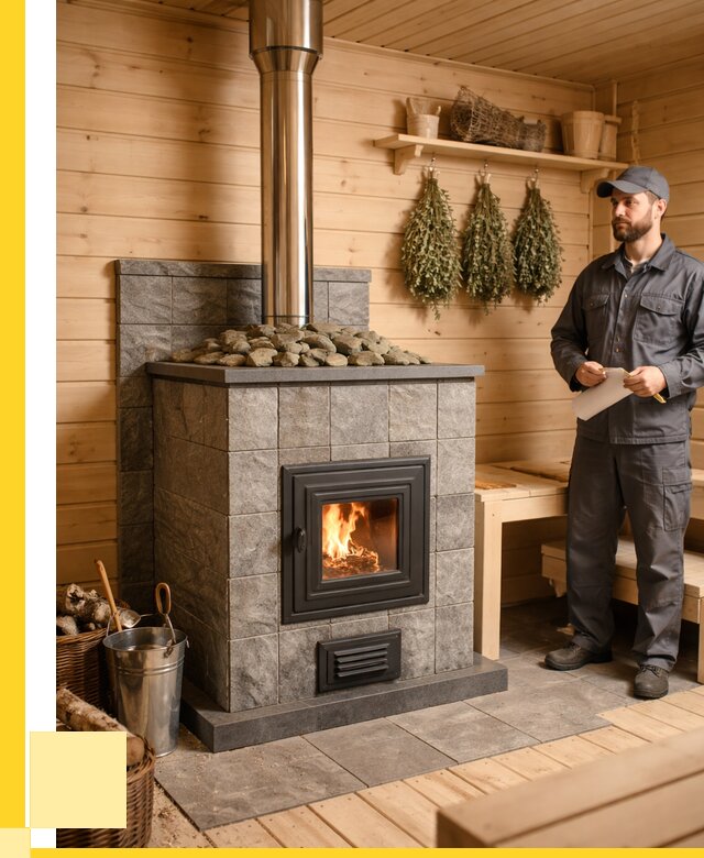 Печи для бани под ключ в Лысьве от 123084 р. | ЭриданЛсь