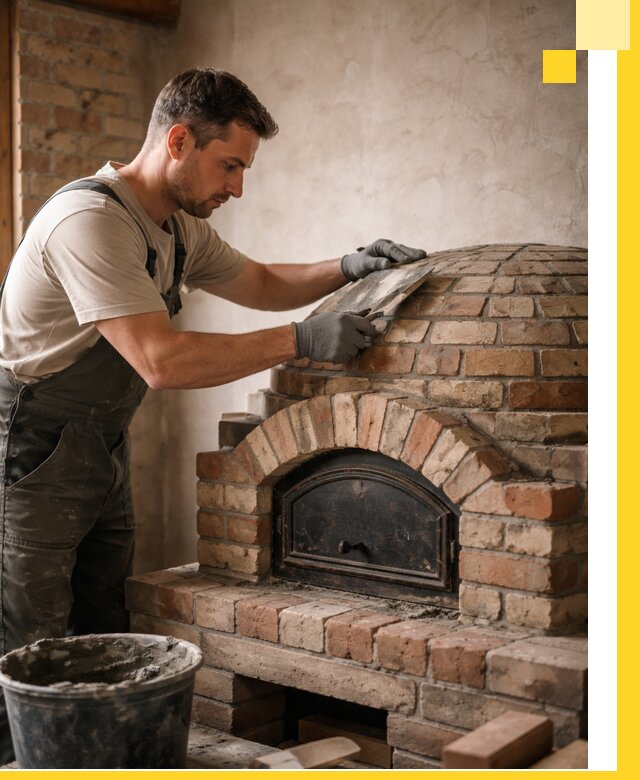 Изготовление и монтаж помпейских печей на заказ в Лысьве