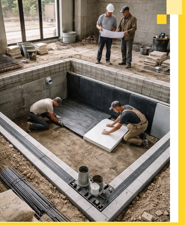 Проекты частных и общественных бассейнов под ключ в Лысьве