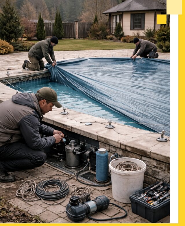 Консервация бассейнов в Лысьве: подготовка к длительному хранению