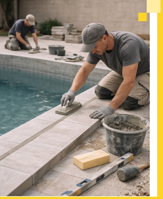 Отделка бассейнов в Лысьве: декоративная отделка и гидроизоляция