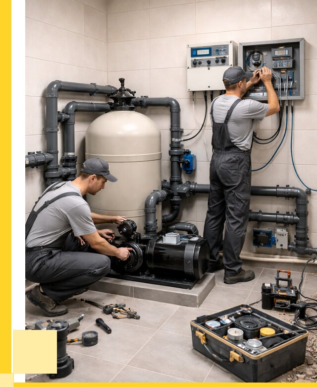 Монтаж оборудования для бассейнов в Лысьве от 41028 р. | ЭриданЛсь