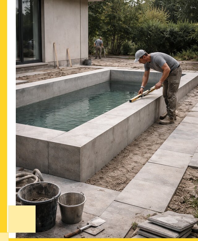 Строительство бетонного бассейна в Лысьве от 1230840 р. | ЭриданЛсь