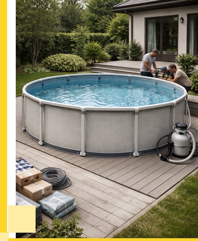 Купить каркасные бассейны в Лысьве от 46157 р. | ЭриданЛсь