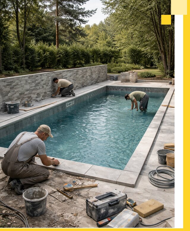 Проектирование и строительство частных бассейнов в Лысьве