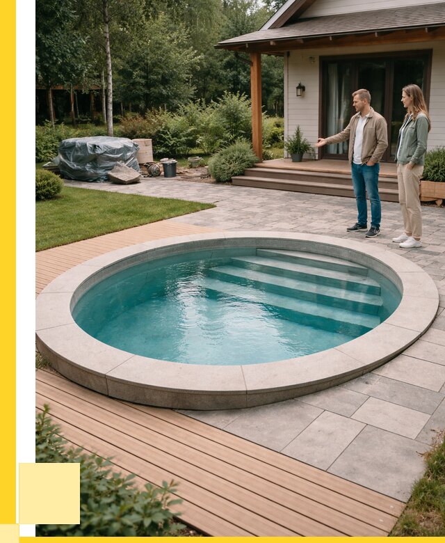 Бассейн на даче под ключ в Лысьве от 205140 р., ЭриданЛсь