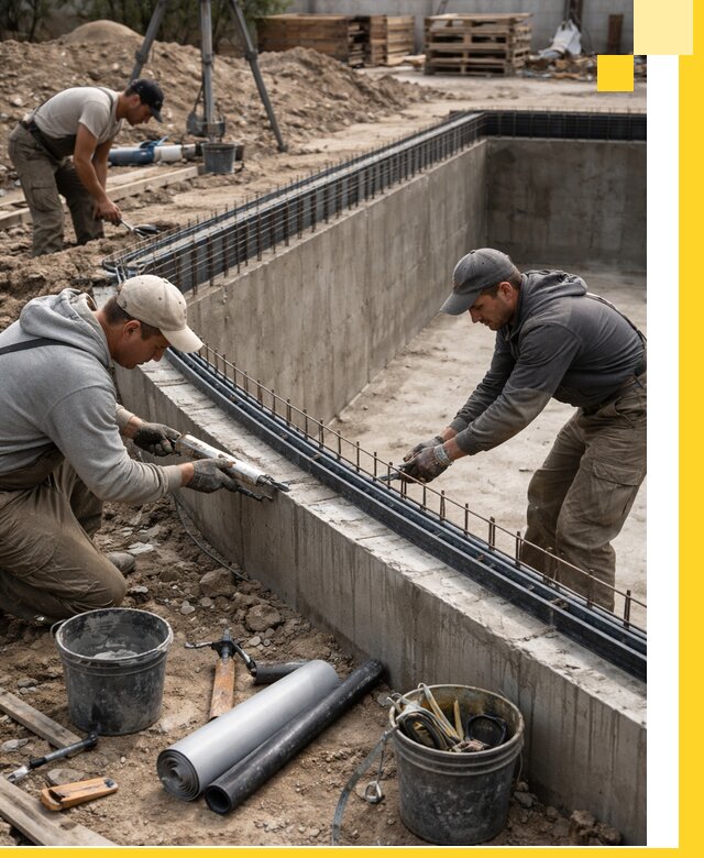 Качественный монтаж чаши бассейна в Лысьве под ключ с гарантией