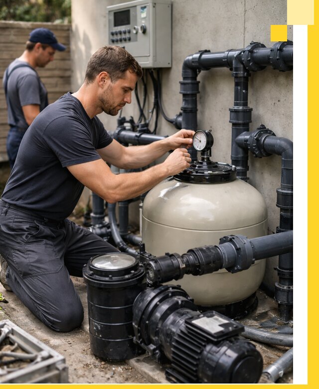 Поставка и монтаж фильтровального оборудования для бассейнов в Лысьве