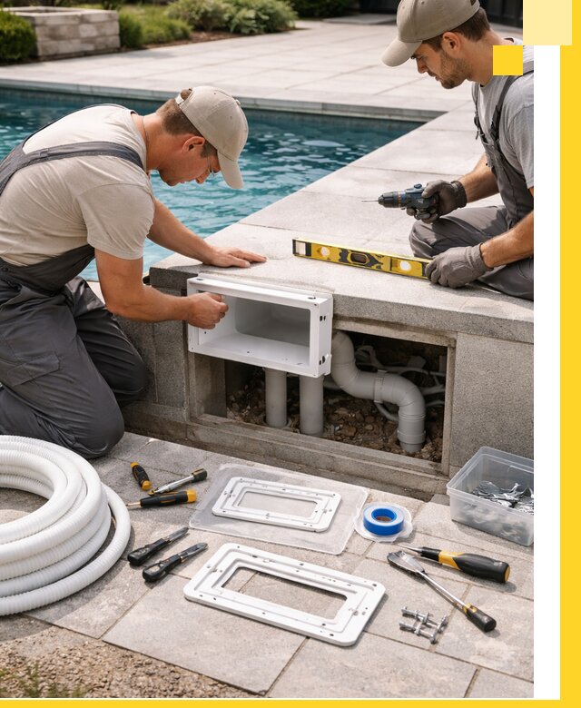 Поставка и установка скиммеров для бассейнов в Лысьве