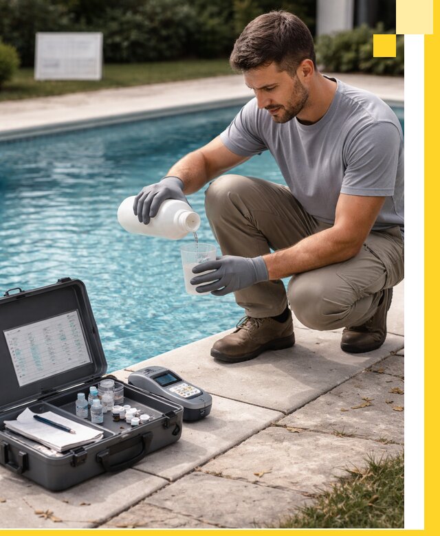 Профессиональная дезинфекция воды в бассейне в Лысьве