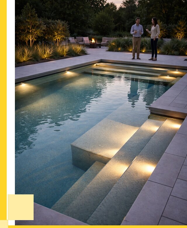 Освещение бассейнов в Лысьве под ключ от 25643 р. | ЭриданЛсь