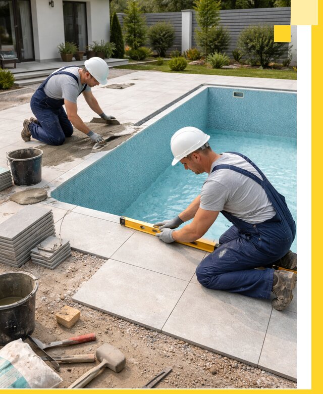 Строительство и монтаж плавательных бассейнов под ключ в Лысьве