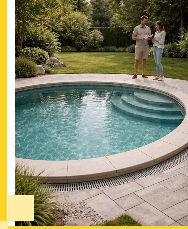 Круглые каркасные бассейны купить в Лысьве от 256425 р. | ЭриданЛсь