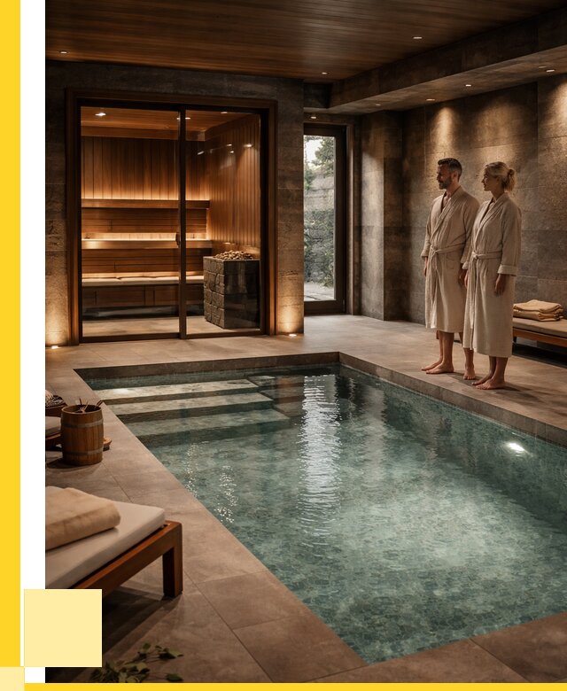 Сауна с большим бассейном в Лысьве от 1230840 р. ЭриданЛсь