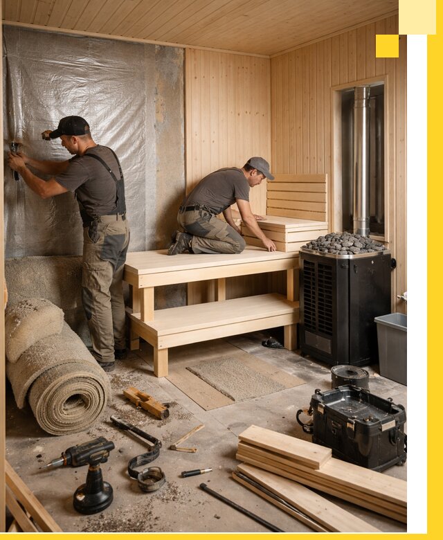 Проекты саун под ключ в Лысьве дизайн и строительство