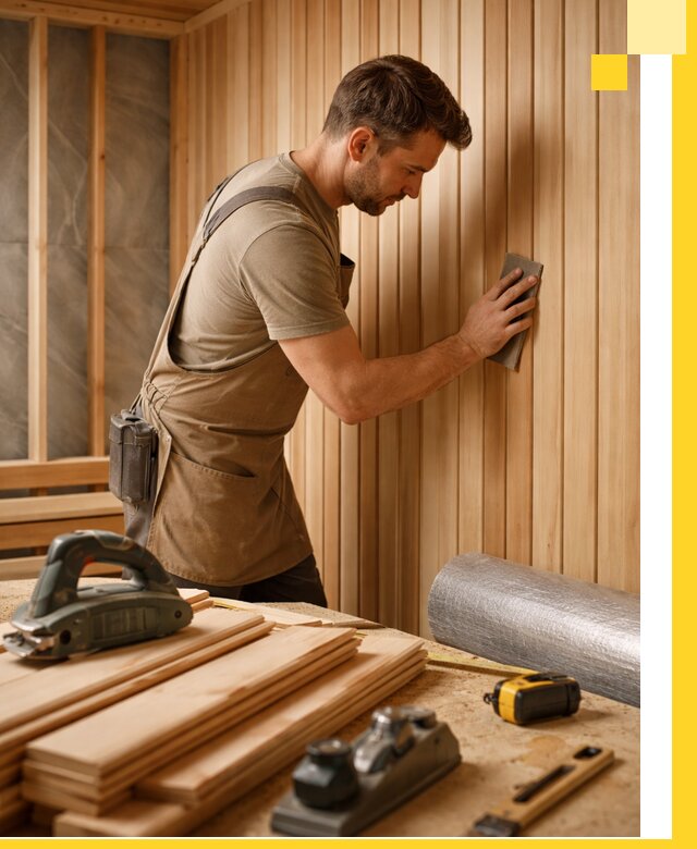 Профессиональная отделка саун и парных под ключ в Лысьве