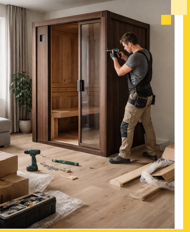 Установка и производство мини саун под ключ в Лысьве