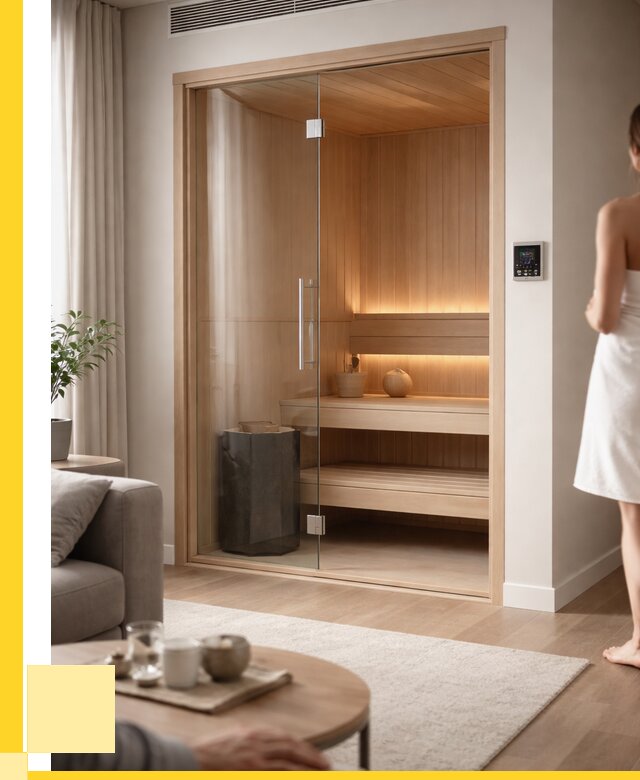 Сауна в квартире под ключ в Лысьве от 123084 р. ЭриданЛсь