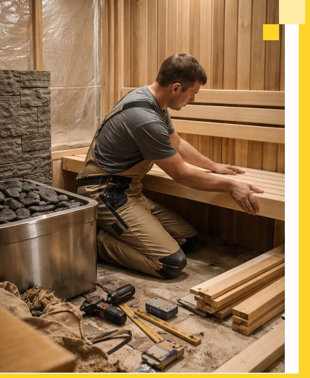 Сауны для дома под ключ с проектированием и монтажом в Лысьве