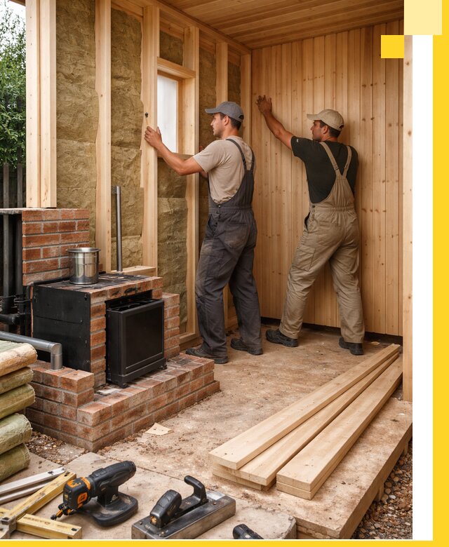 Строительство и установка дачных саун под ключ в Лысьве