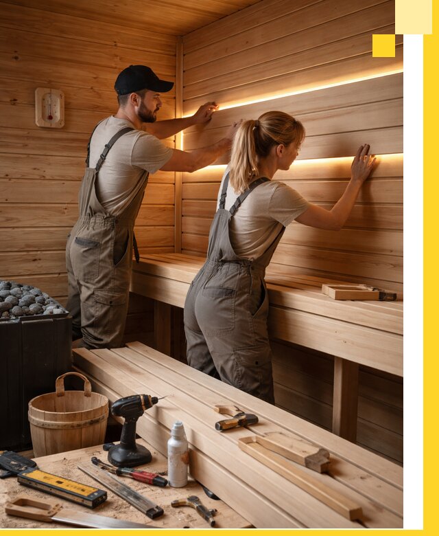 Дизайн саун и бань под ключ с индивидуальным проектом в Лысьве