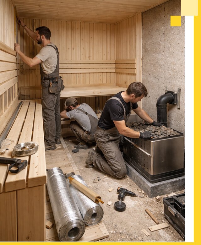 Индивидуальные сауны на заказ в Лысьве под ключ, проект и монтаж