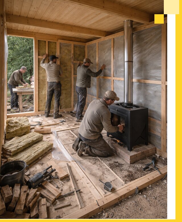 Профессиональный монтаж бань под ключ в Лысьве для дома